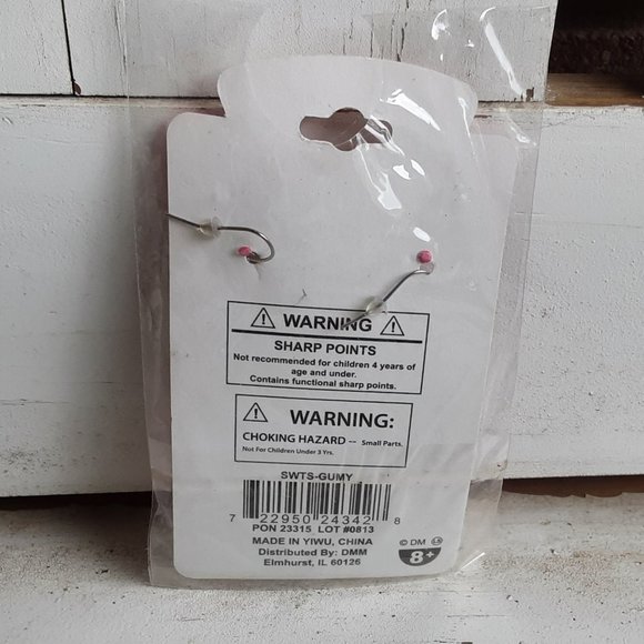 NWT Yummy Gummys Purple Gummy Bear earrings - Picture 2 of 2